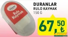 DURANLAR RULO KAYMAK 150 G DURANLAR RULO KAYMAK 150 G
